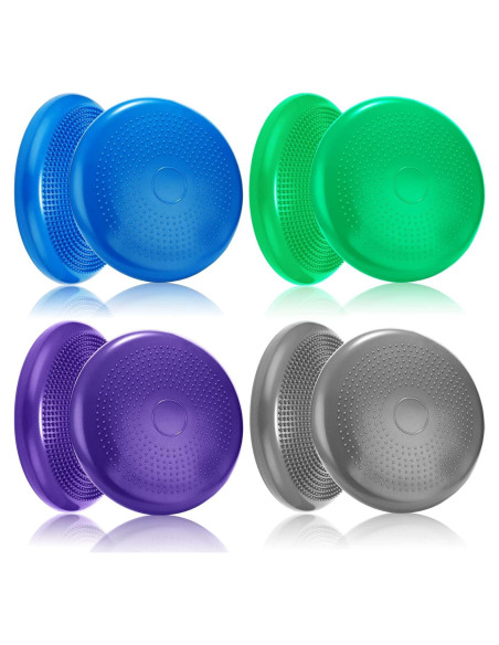 Almohadilla de Equilibrio Inflable Jerify 4 Pcs 34 cm PVC Almohadilla de Equilibrio Inflable Jerify 4 Pcs 34 cm PVC