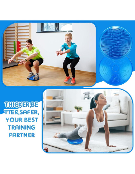 Almohadilla de Equilibrio Inflable Jerify 4 Pcs 34 cm PVC Almohadilla de Equilibrio Inflable Jerify 4 Pcs 34 cm PVC