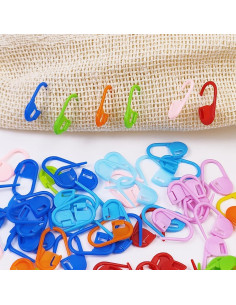 150 Marcadores de Puntos Plástico HFZRZFH 10 Colores con Caja 2