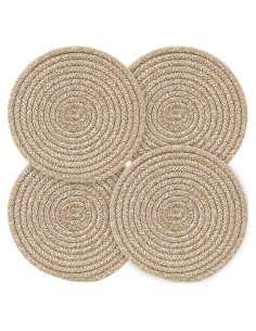 Juego de agarradores de cocina Garkup 4 piezas 20x20 cm