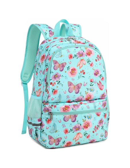 Mochila Escolar DSIUE para Niñas Azul Lago con Lonchera Mochila Escolar DSIUE para Niñas Azul Lago con Lonchera
