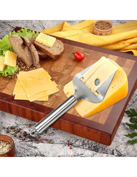 Juego de 2 Cortadores de Queso y Mantequilla AITRAI - Acero Inoxidable Juego de 2 Cortadores de Queso y Mantequilla AITRAI - Acero Inoxidable