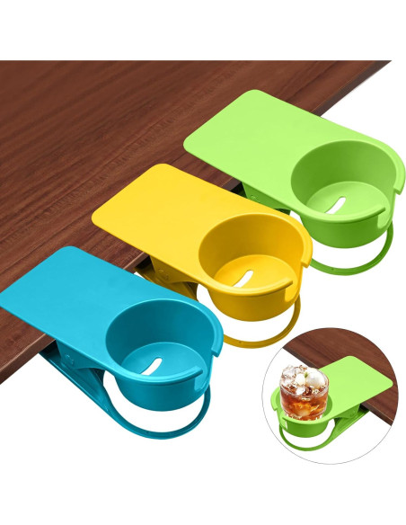 Soporte para Tazas Biaungdo 3 Piezas ABS Clip Lateral Soporte para Tazas Biaungdo 3 Piezas ABS Clip Lateral