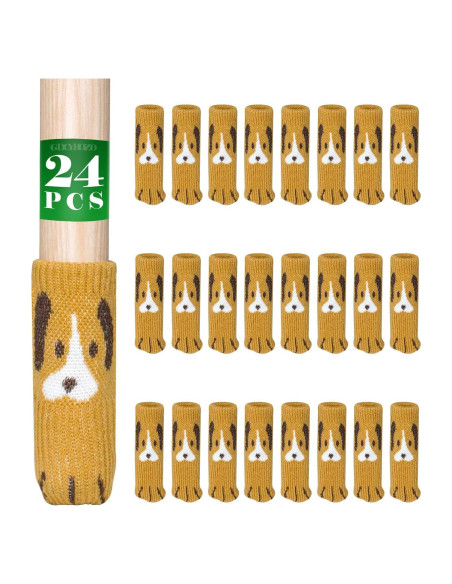 24 Calcetines Antideslizantes para Patas de Silla GDCYHOZO 24 Calcetines Antideslizantes para Patas de Silla GDCYHOZO