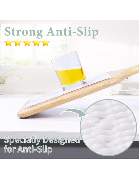 Forro de Estante Antideslizante Kimhan 30.48x600 cm Mármol Blanco