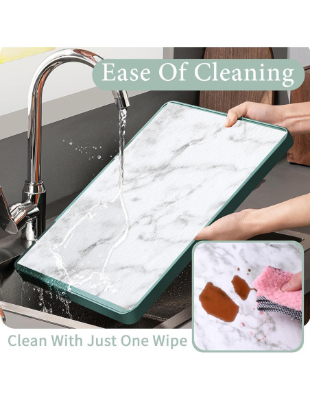 Forro de Estante Antideslizante Kimhan 30.48x600 cm Mármol Blanco