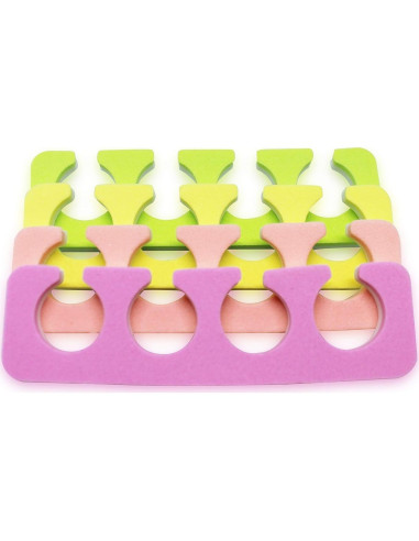 Separadores de Dedos para Pedicura ZMOI - 120 Piezas Suaves