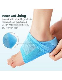 Calcetines Hidratantes Promifun para Talones Agrietados - 2 Pares 2