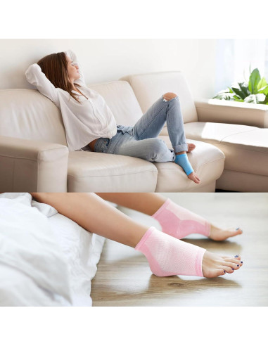 Calcetines Hidratantes Promifun para Talones Agrietados - 2 Pares