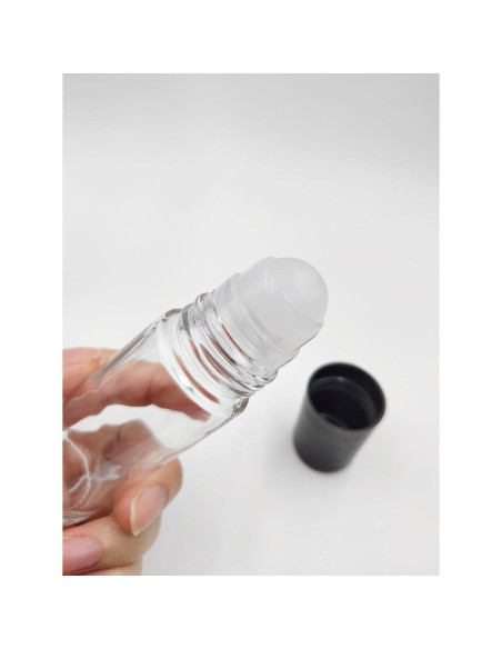 4 Botellas de Rodillo de Vidrio 30ml YYNGJCK para Aceites 4 Botellas de Rodillo de Vidrio 30ml YYNGJCK para Aceites