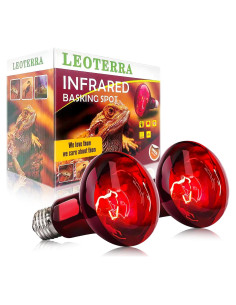 Lámpara de Calor Roja Regulable LEOTERRA R80 para Reptiles 2PACK