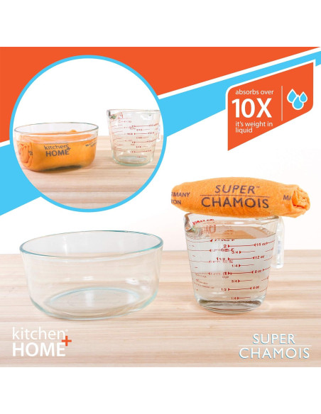 Paquete de 6 Paños de Limpieza Super Absorbentes Kitchen Home Paquete de 6 Paños de Limpieza Super Absorbentes Kitchen Home