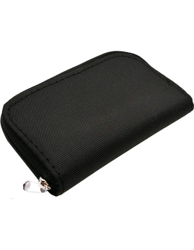 Funda para Tarjetas de Memoria JCSMARTEC - 22 Ranuras, Negro