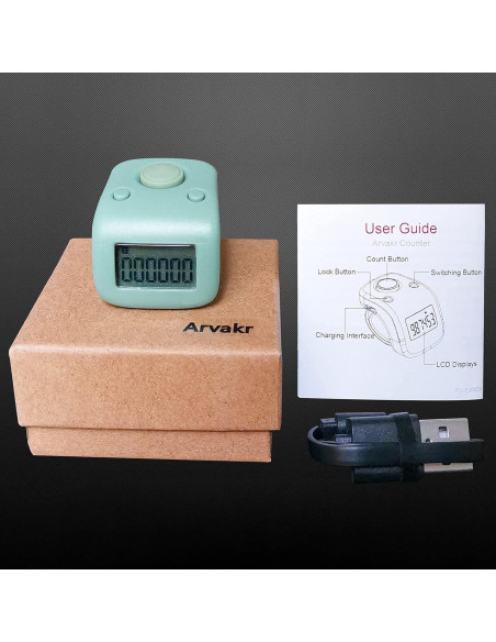 Contador Digital Silencioso Arvakr 6 Canales LED Recargable Contador Digital Silencioso Arvakr 6 Canales LED Recargable