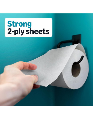Papel Higiénico Suave Amazon Basics 2 Capas 6 Rollos 2100 Hojas