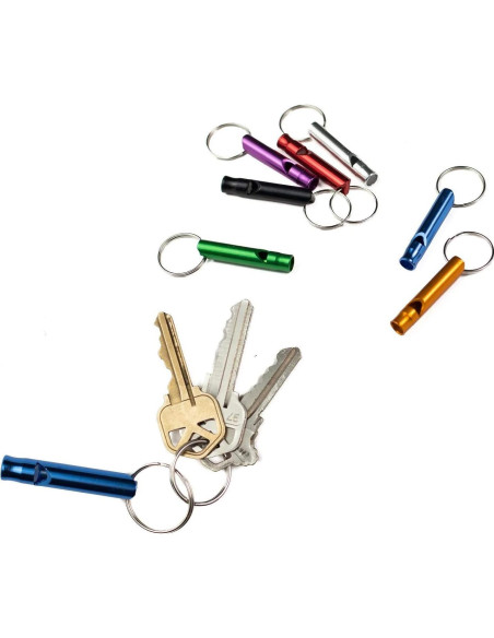 Juego de 12 Silbatos de Aluminio Ergonflow para Camping Juego de 12 Silbatos de Aluminio Ergonflow para Camping