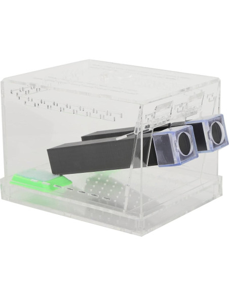 Caja de Alimentación Acrílica Grande 50x35x25cm para Insectos Caja de Alimentación Acrílica Grande 50x35x25cm para Insectos