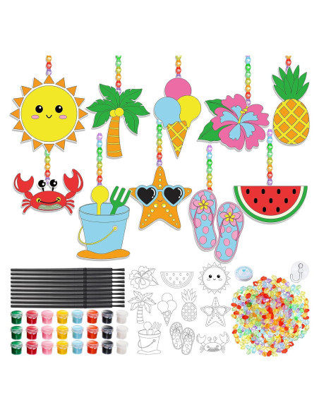 Kit de Manualidades Suncatchers Dunzoom 30 Piezas Verano Playa Kit de Manualidades Suncatchers Dunzoom 30 Piezas Verano Playa