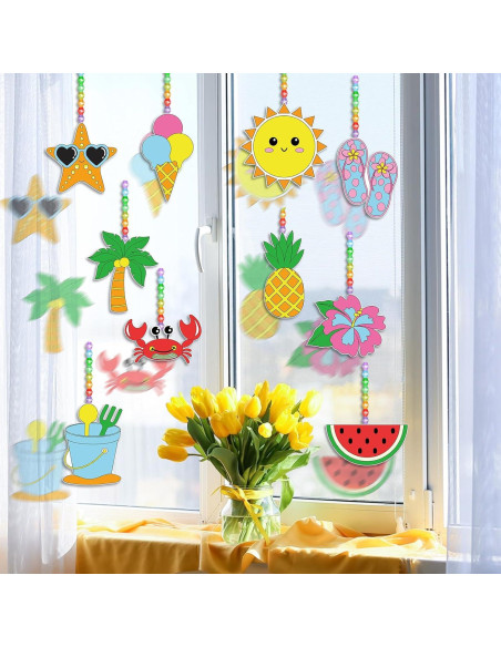 Kit de Manualidades Suncatchers Dunzoom 30 Piezas Verano Playa Kit de Manualidades Suncatchers Dunzoom 30 Piezas Verano Playa