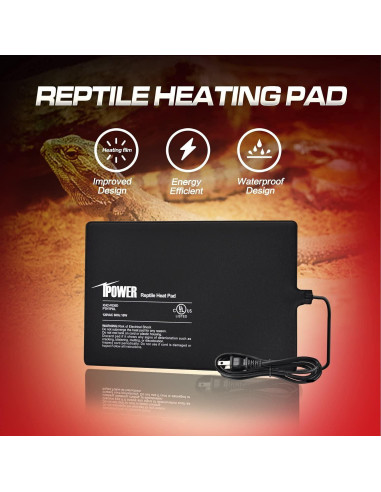 Almohadilla Térmica para Reptiles iPower 20x30cm 16W