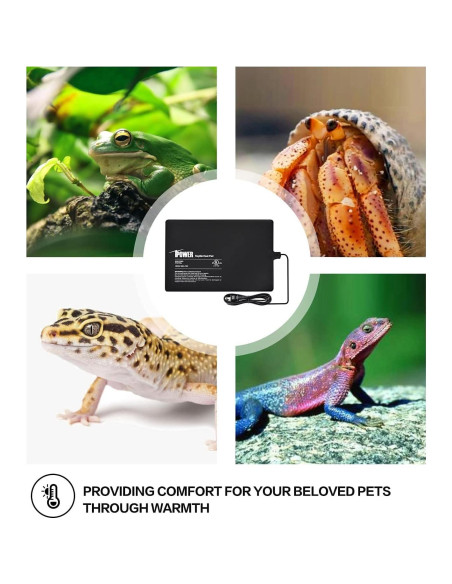 Almohadilla Térmica para Reptiles iPower 20x30cm 16W Almohadilla Térmica para Reptiles iPower 20x30cm 16W
