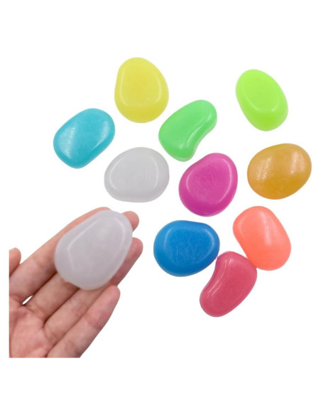 20 Piezas de Piedras Brillantes QTTLLI para Jardín 4.5cm 20 Piezas de Piedras Brillantes QTTLLI para Jardín 4.5cm