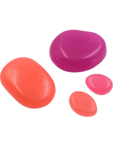 20 Piezas de Piedras Brillantes QTTLLI para Jardín 4.5cm
