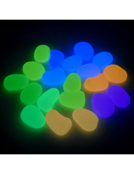 20 Piezas de Piedras Brillantes QTTLLI para Jardín 4.5cm 20 Piezas de Piedras Brillantes QTTLLI para Jardín 4.5cm