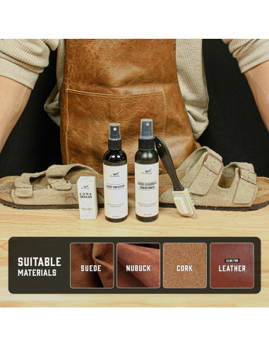 Kit de Cuidado para Sandalias y Zuecos Eagle - Limpiador y Protector