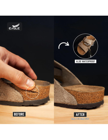 Kit de Cuidado para Sandalias y Zuecos Eagle - Limpiador y Protector