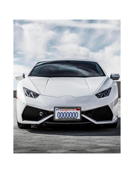 Marcos de Placas de Licencia ZXFOOG de Aluminio Carbono - 2 Pzas Marcos de Placas de Licencia ZXFOOG de Aluminio Carbono - 2 Pzas