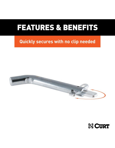 Pasador de Remolque Giratorio CURT 21551 1.59 cm Zinc