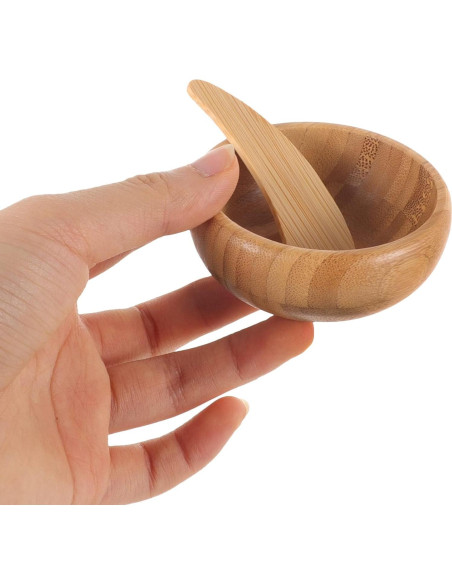 Kit de Cuidado Facial Beaupretty - Tazón y Cuchara de Bambú Kit de Cuidado Facial Beaupretty - Tazón y Cuchara de Bambú