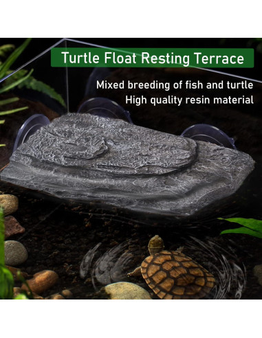 Plataforma de Solarium para Tortugas Tfwadmx 21.8x13cm