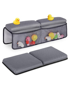 Juego Almohadilla Rodillas y Codos Baño Bebé JOY ANAN Gris