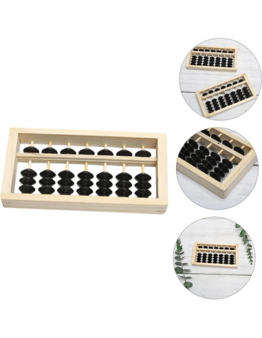 Mini Ábaco de Madera HONMEET 15.5x7.8cm Juguete Educativo