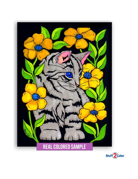 Pack de 18 Pósters de Colorear Terciopelo Difuso Stuff2Color Pack de 18 Pósters de Colorear Terciopelo Difuso Stuff2Color