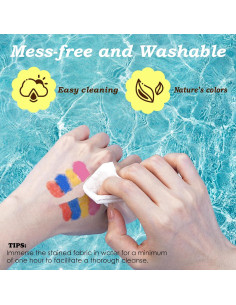 Marcadores de Puntos Woswel 60 Unidades Multicolor Lavables 2