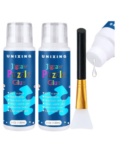 Pegamento para Rompecabezas Unixing 240ml con Cabeza de Esponja
