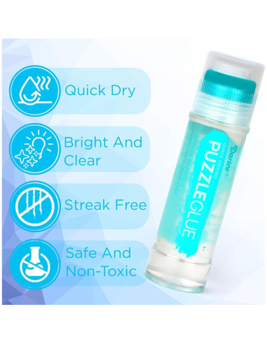 Pegamento para Rompecabezas Darice 130ml x2, Secado Rápido