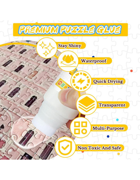 Pegamento para Rompecabezas Bellisinno 120ml x2 - Secado Rápido Pegamento para Rompecabezas Bellisinno 120ml x2 - Secado Rápido