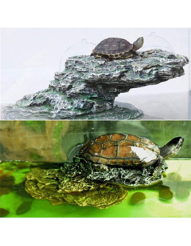 Plataforma de Sol para Tortugas Kathson - Rampa Escalonada Mediana