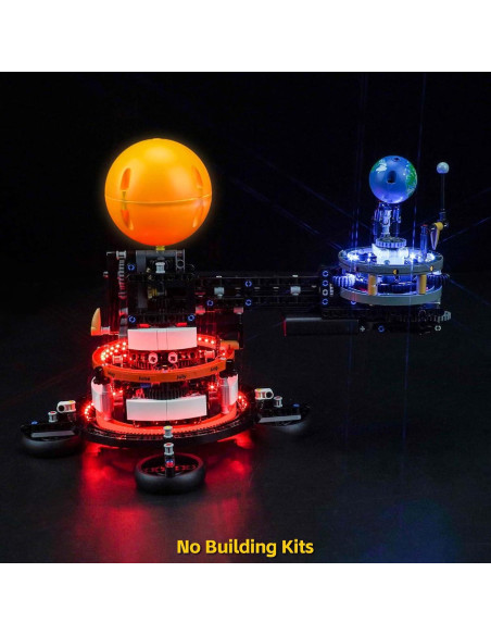 Luces LED BrickBling para Lego 42179 Planeta Tierra y Luna Luces LED BrickBling para Lego 42179 Planeta Tierra y Luna