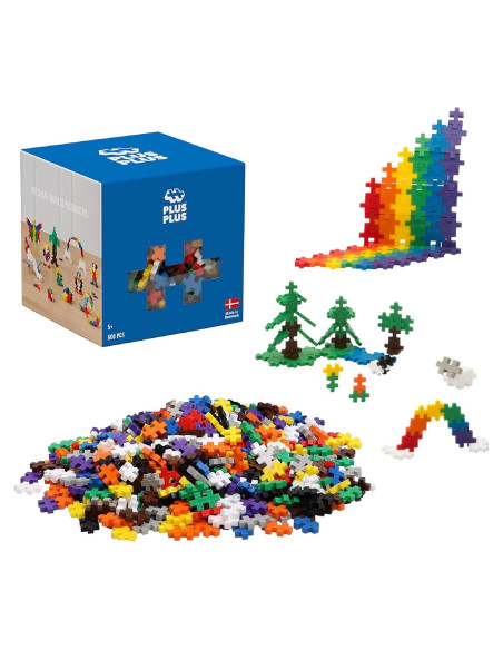 Set de Juego Abierto Plus-Plus 600 Piezas Colores Básicos Set de Juego Abierto Plus-Plus 600 Piezas Colores Básicos