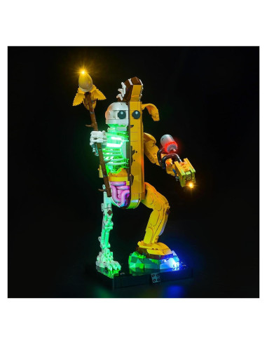 Kit de Luz LED BrickBling para Lego Fortnite Peely Bone 77072