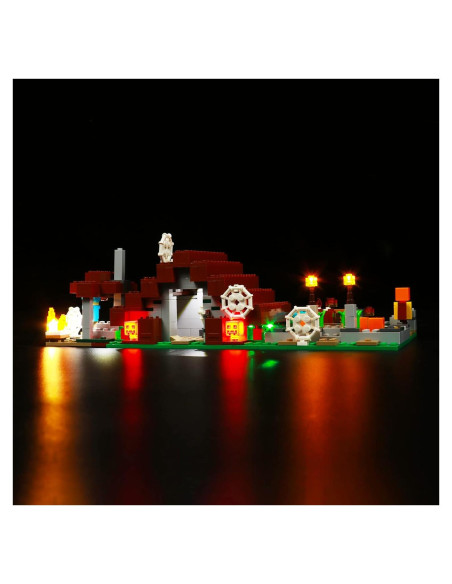 Kit de Luz LED BrickBling para LEGO Minecraft 21190 Kit de Luz LED BrickBling para LEGO Minecraft 21190
