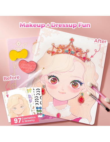 Kit de Manualidades de Princesa Jar Melo - 4 en 1 DIY
