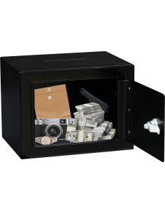 Caja Fuerte Pequeña ELLAIG 22.9x17x17 cm Seguridad Negra 2