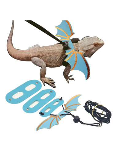 Arnés Ajustable para Dragón Barbudo Abustle Pig - 3 Tamaños