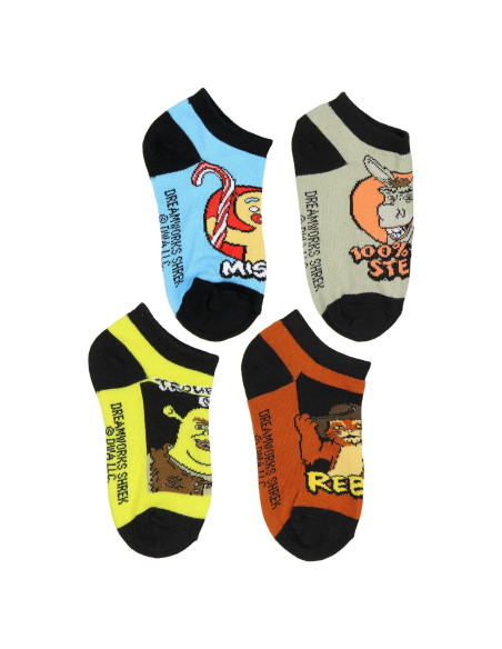 Calcetines para Niños DreamWorks Shrek 4 Paquetes 7-9 Calcetines para Niños DreamWorks Shrek 4 Paquetes 7-9